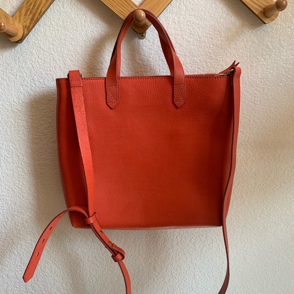 Madewell Transport Leather Crossbody Tote